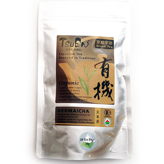 Tsuen Tea Organic Genmaicha Tea Bag (10 tea bags)